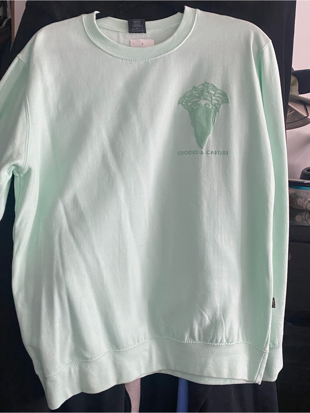 Crooks & Castles Pastel Mint Crewneck Sweatshirt